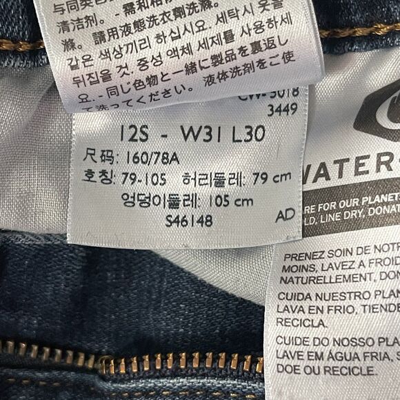 Levi’s SZ 12 Classic Boot Jeans Stretch 5-Pocket Mid-Rise Zip-Fly Blue Womens - Picture 12 of 12